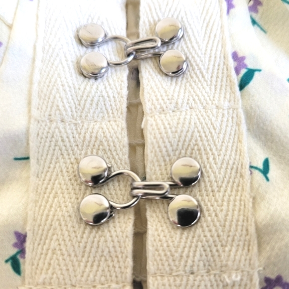 Princess Polly Floral Cropped Corset Top Small 2 - Picture 10 of 12